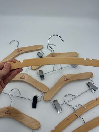 Grucce bambini legno con clip