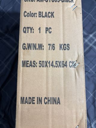 Carro Plegable LOVENDO AM-OTC05 Negro