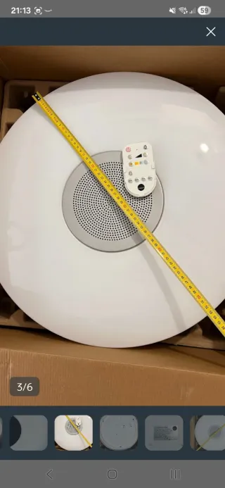 Plafón LED con Altavoz Bluetooth Inspire