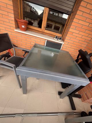 Conjunto Mesa y Sillas Exterior
