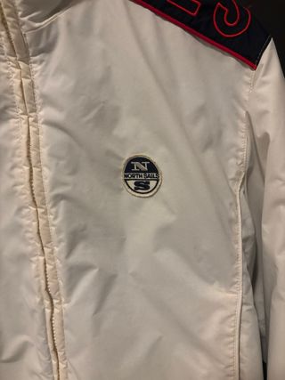 Giubbotto North Sails bianco e blu