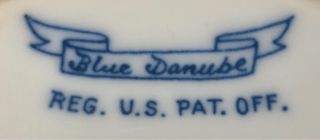 Piatto Porcellana Blue Danube Bordo Traforo