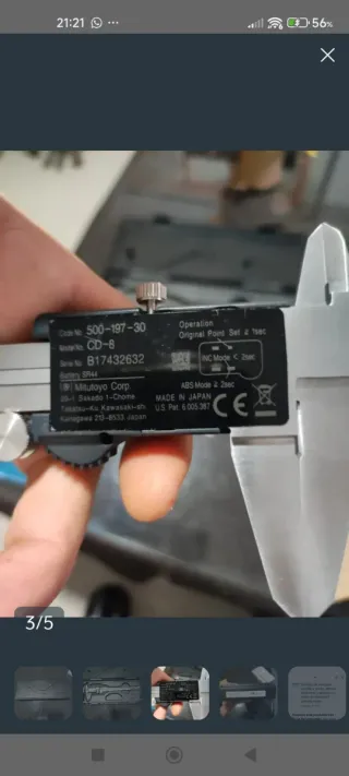 Calibre Digital Mitutoyo 200mm 8