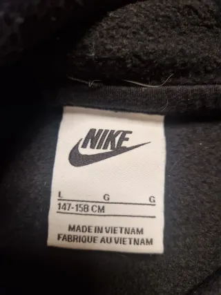 Sudadera Nike Negra Niño/Niña Talla L