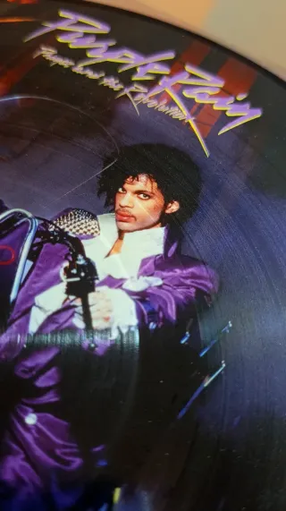 Disco Vinilo Picture Disc Purple Rain Prince