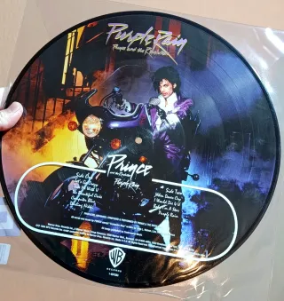 Disco Vinilo Picture Disc Purple Rain Prince