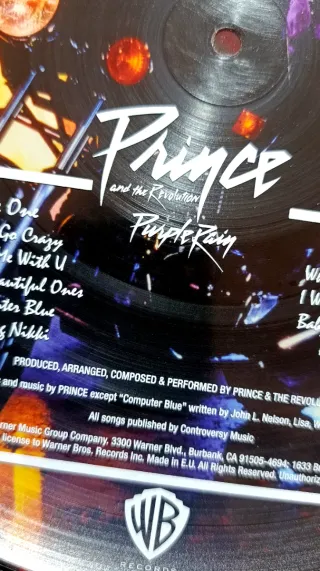 Disco Vinilo Picture Disc Purple Rain Prince