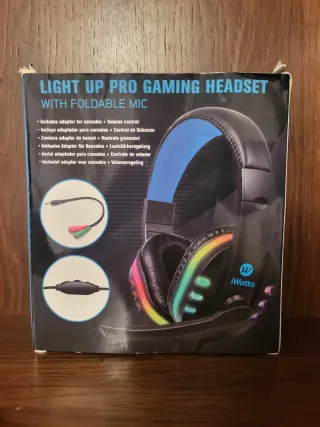 Auriculares Gaming iWotto con Micrófono Plegable