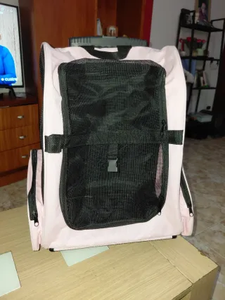 Transportín para mascotas con ruedas