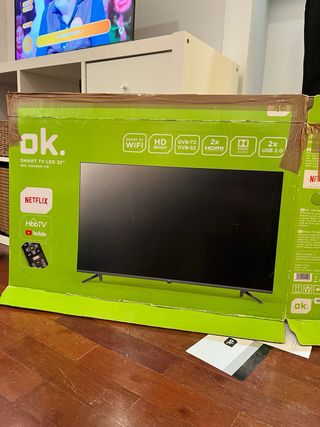 Smart TV OK. LED 32” – WiFi, Netflix y YouTube