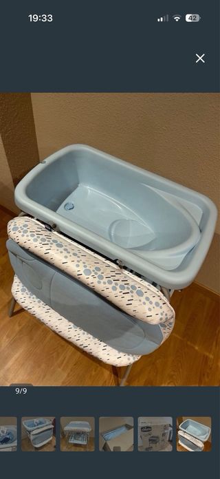 Cambiador y Bañera Chicco Cuddle & Bubble