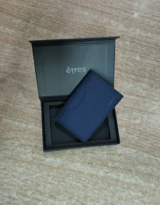 Portafoglio Techmade Etres MagSafe Blu