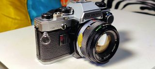 Olympus OM10 Cámara Analógica + Manual Adapter