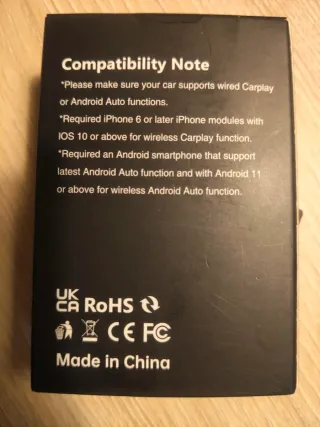 Adaptador CarPlay Inalámbrico