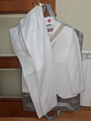 Traje comunión niño lino