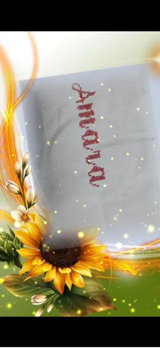 Bordado nombre Amara