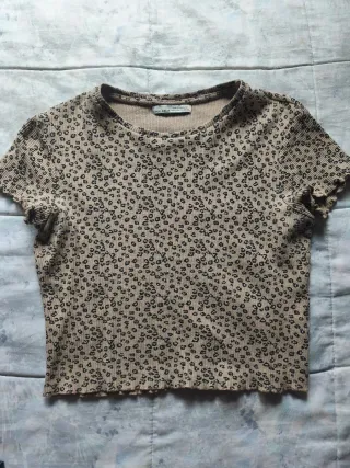 Pull&Bear Camiseta Top Animal Print XL