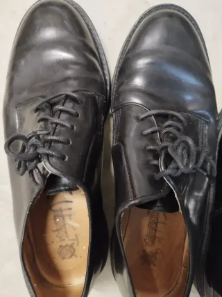 Zapatos vestir militares negros T42