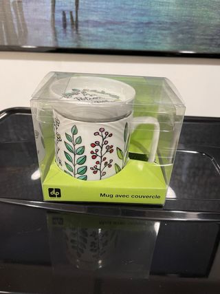 Tazza da tè con infusore e coperchio