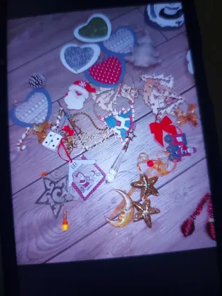 Lotto decorazioni natalizie albero