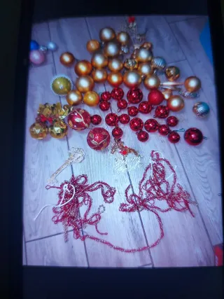 Lotto decorazioni natalizie albero