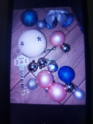 Lotto decorazioni natalizie albero