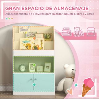 Estantería infantil blanca