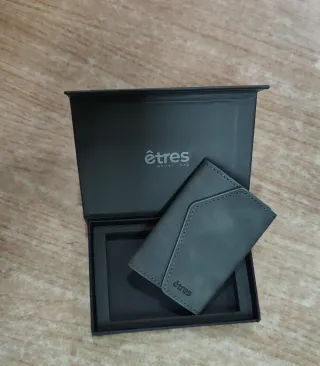 Portafoglio Techmade Etres MagSafe Grigio