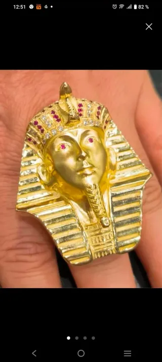 Anillo Faraón Oro 18k