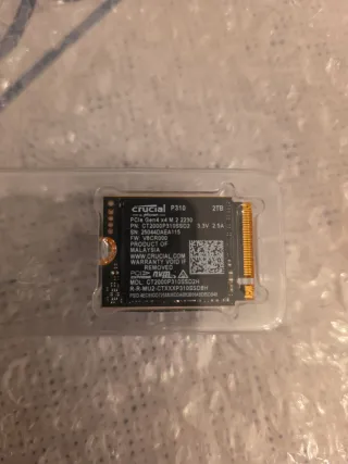 Crucial P310 SSD 2TB M.2 NVMe PCIe Gen4