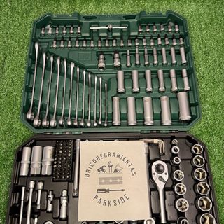 Set llaves vaso Parkside 216 piezas