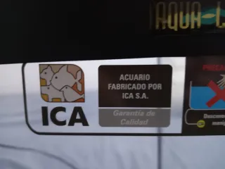 Acuario Pecera 100L Negro con luz y filtro