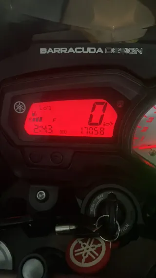 Yamaha FZ8 Naked Blanca y Negra