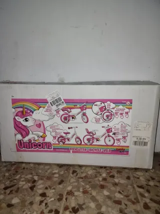 Bicicleta Infantil Unicornio 12 14 16