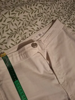 Pantalón campana vintage blanco nuevo