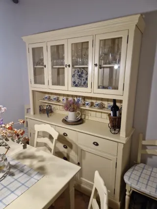 • Mesa de comedor extensible de 90 x 140