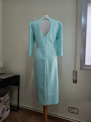 Vestido fiesta ocasión especial verde