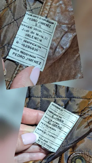 CAZADORA BOMBER CUERO VINTAGE RETRO