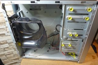 Torre PC ATX Negra y Plateada