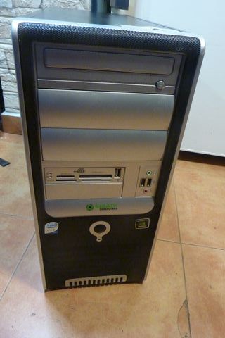 Torre PC ATX Negra y Plateada