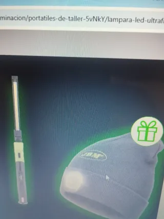 Lote 40 Linternas JBM + Gorro Linterna