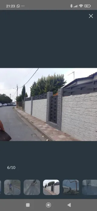 Pavimento impreso imitación piedra