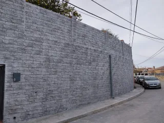 Pavimento impreso imitación piedra