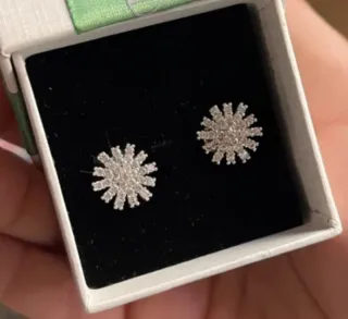 Pendientes de plata con circonitas