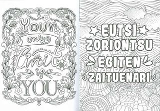 Aprende a dibujar letras y diseños (euskera) NUEVO