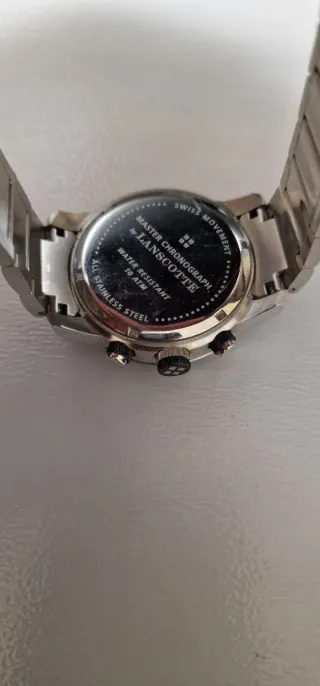 Reloj Lanscostte Negro Hombre