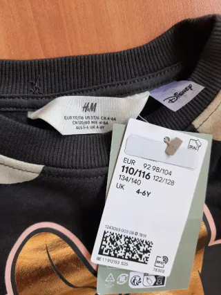 Sudadera niña Minnie Mouse H&M 4-6 años