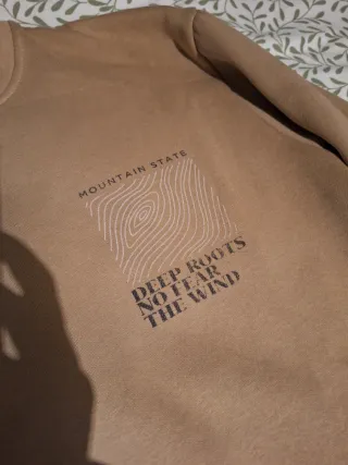 Sudadera marrón oferta!! vintage talla L