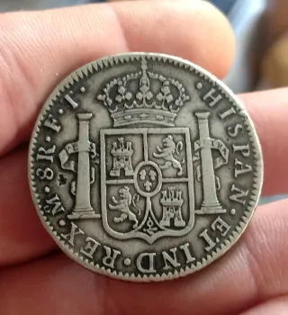 Oferta! Moneda Plata Carlos IV 8 Reales 1802