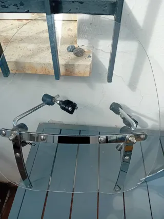 Escape doble, parabrisas , respaldo, Harley Davids